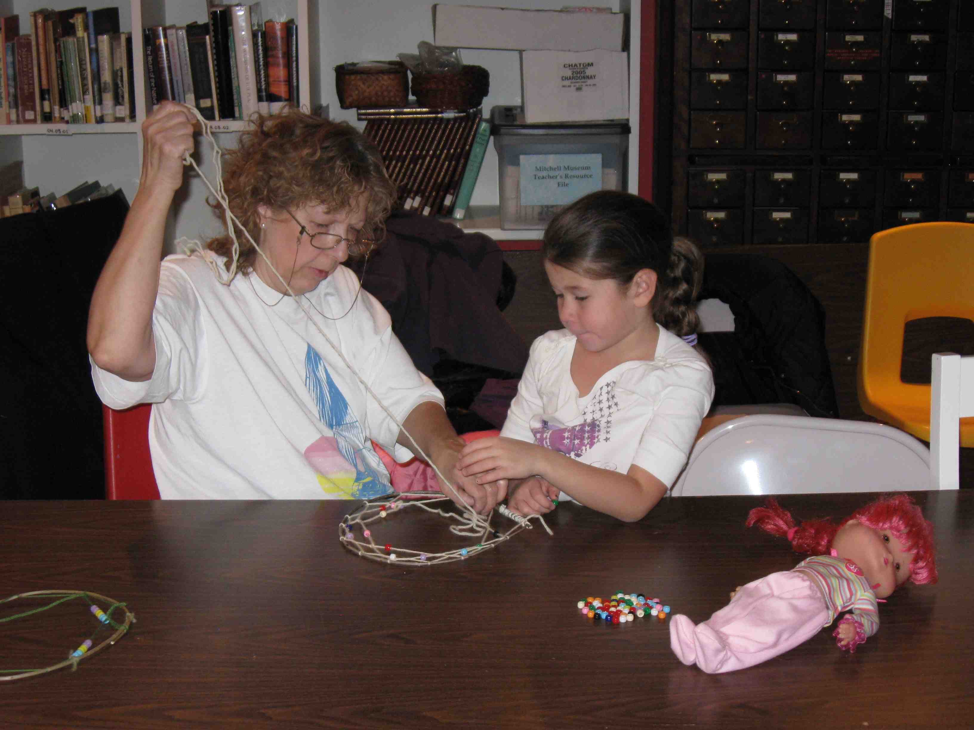 Kids can express themselves and learn Native arts during workshops at the Mitchell.
