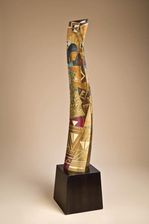Tammy Garcia - “Sisters," bronze, 2008. Photo Courtesy of Blue Rain Gallery.