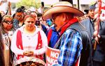 AIM Song - NoDAPl Rally WHTNC - Photo Vincent Schilling